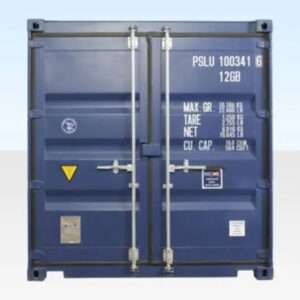 10ft shipping container one trip blue