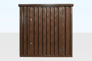 Wood-Effect Flat Packed Storage Container 2M X 2.1M - Image 2