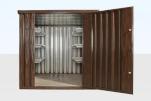 Wood-Effect Flat Packed Storage Container 2M X 2.1M - Image 3