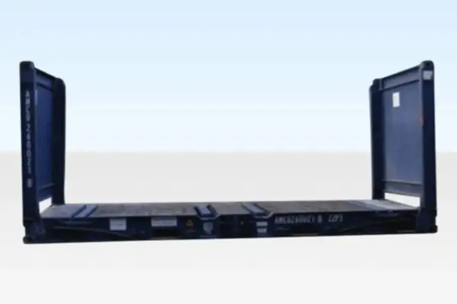 20ft used flat rack shipping container