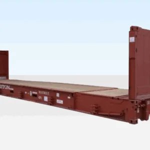 40ft flat rack shipping container used for sale