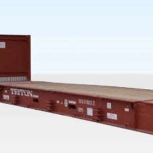 40ft used flat rack container cargo worthy