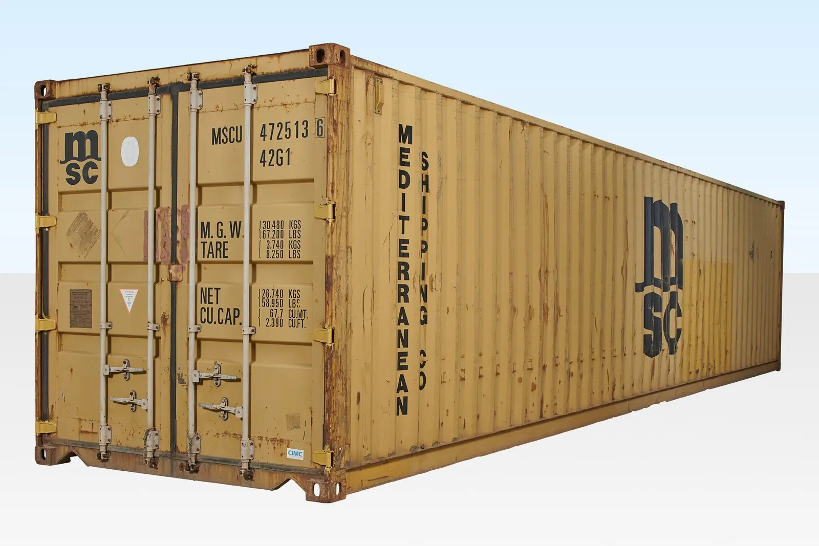30ft x 8ft used shipping container bulk