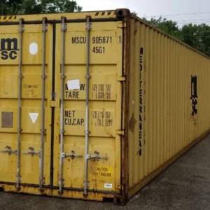 40 Ft HC Used Shipping Containers High Cube Wind And Watertight