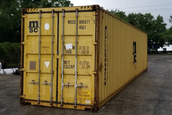 40 Ft HC Used Shipping Containers High Cube Wind And Watertight