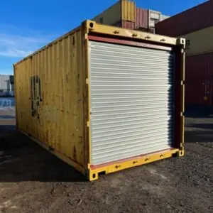 20ft used shipping container roller shutter door