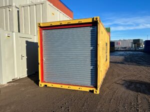 20ft Used Shipping Container with Roller Shutter Door - Image 4