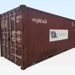 20ft used cargo-worthy dry van container