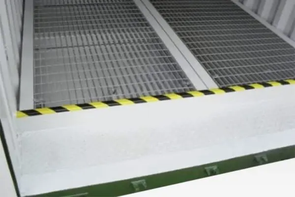 Best 20ft Open Side Bunded Mesh Floor Container For Sale - Image 3