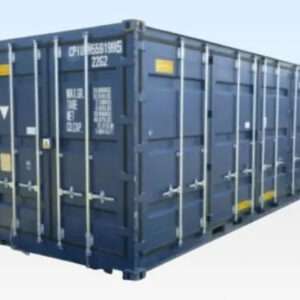 20ft open side bunded mesh floor container