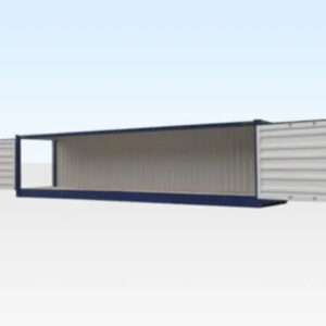 40ft full side access container high cube