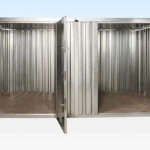 3m 4.2m side linked flat pack container bundle
