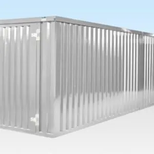 6m x 2.1m end linked flat packed container bundle.
