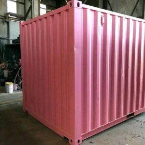 10 ft Pink Container with Roll‑Up Door - Image 4