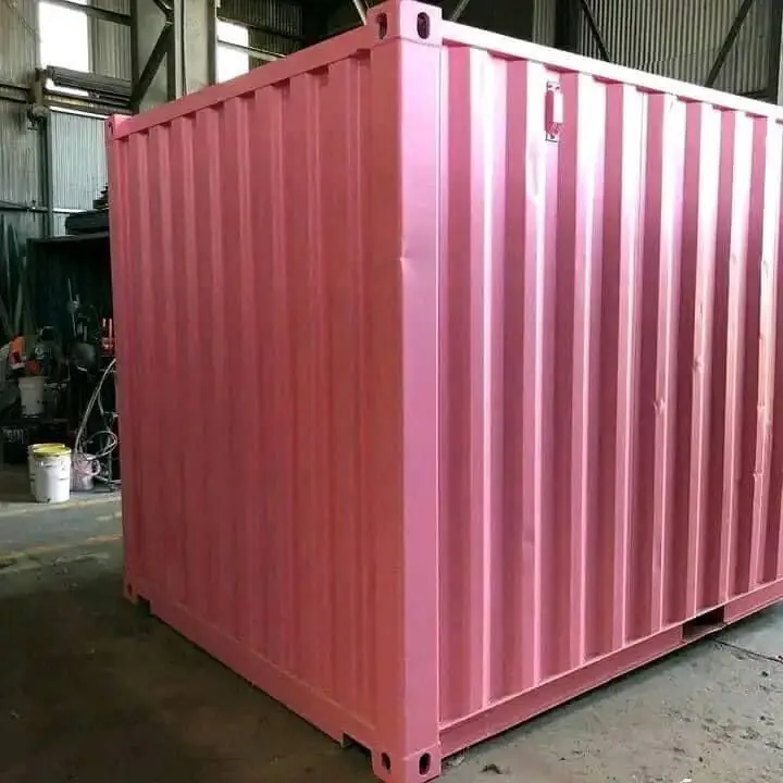 Best 10ft Pink Shipping Container with Roll-Up Door - Image 4