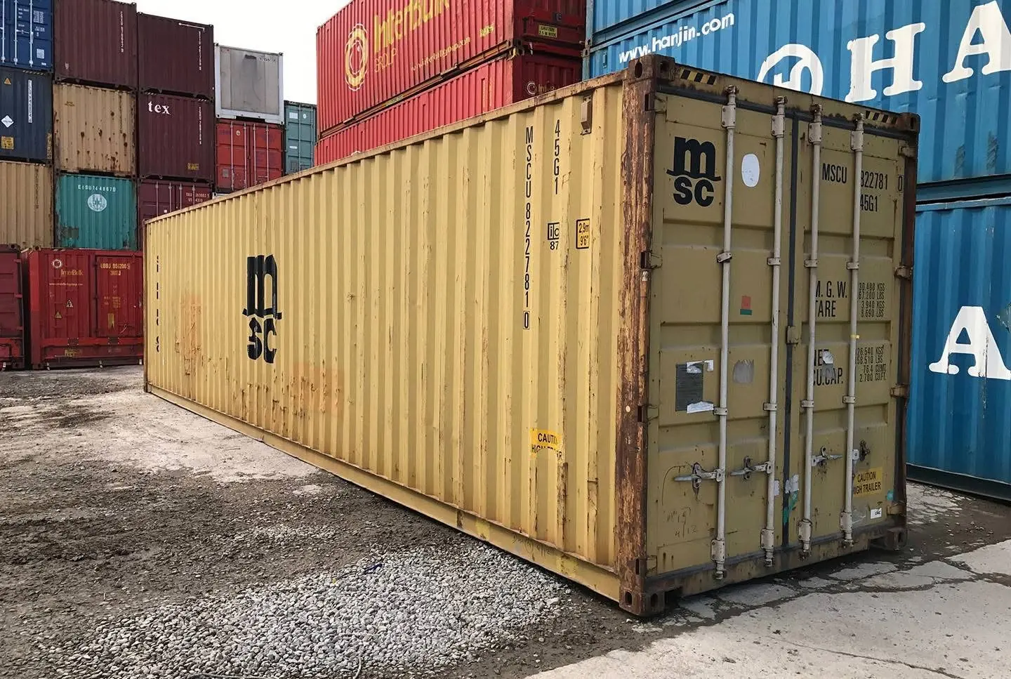 40ft used storage container standard for sale