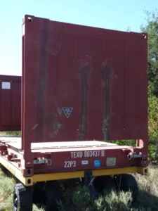 20′ Flat Rack Shipping Container – One Trip (Like New) - Image 11