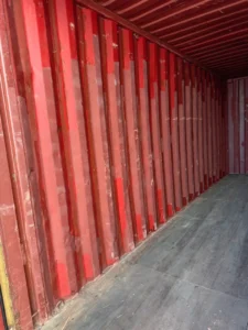 Used 20ft Conex Shipping / Storage Container – Yellow/Gold - Image 10