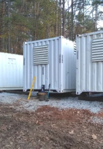 40 ft Container Shop – Climate Controlled Office + Inventory Storage / Racking - Image 14