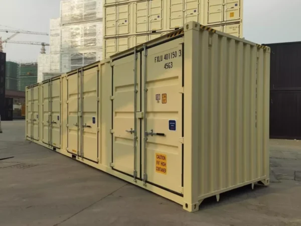 40ft HC Open Side Container with 4 Doors – One Trip