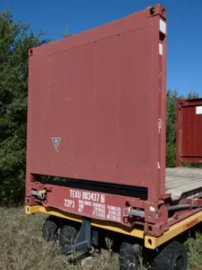 20′ Flat Rack Shipping Container – One Trip (Like New) - Image 3