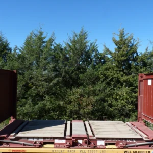 20′ Flat Rack Shipping Container – One Trip (Like New)