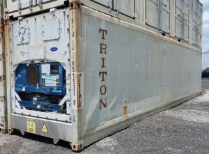 Working 40ft Refrigerated High Cube Reefer Container 2010 Carrier Thinline Used - Image 7