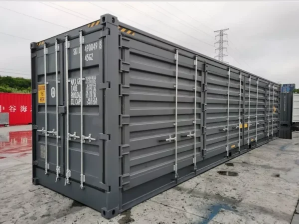 40ft HC OS Container – Full Side Opening - One Trip