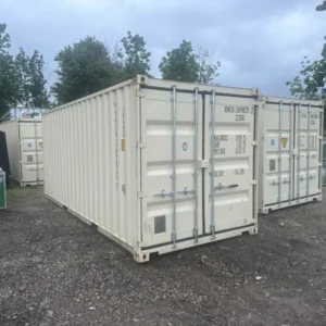 20ft Open Side Shipping Container – One Trip – With Side Doors