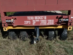 20′ Flat Rack Shipping Container – One Trip (Like New) - Image 6