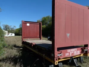 20′ Flat Rack Shipping Container – One Trip (Like New) - Image 8